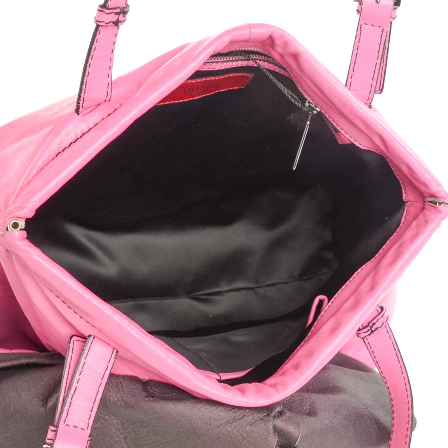 Valentino Garavani Nappa Raised Rose Petalee Tote Pink 5 of 8