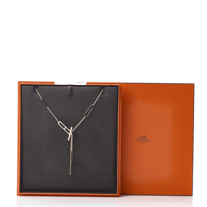 Hermes 18K Rose Gold PM Ever Chaine D'Ancre Double Necklace ST 5 of 5