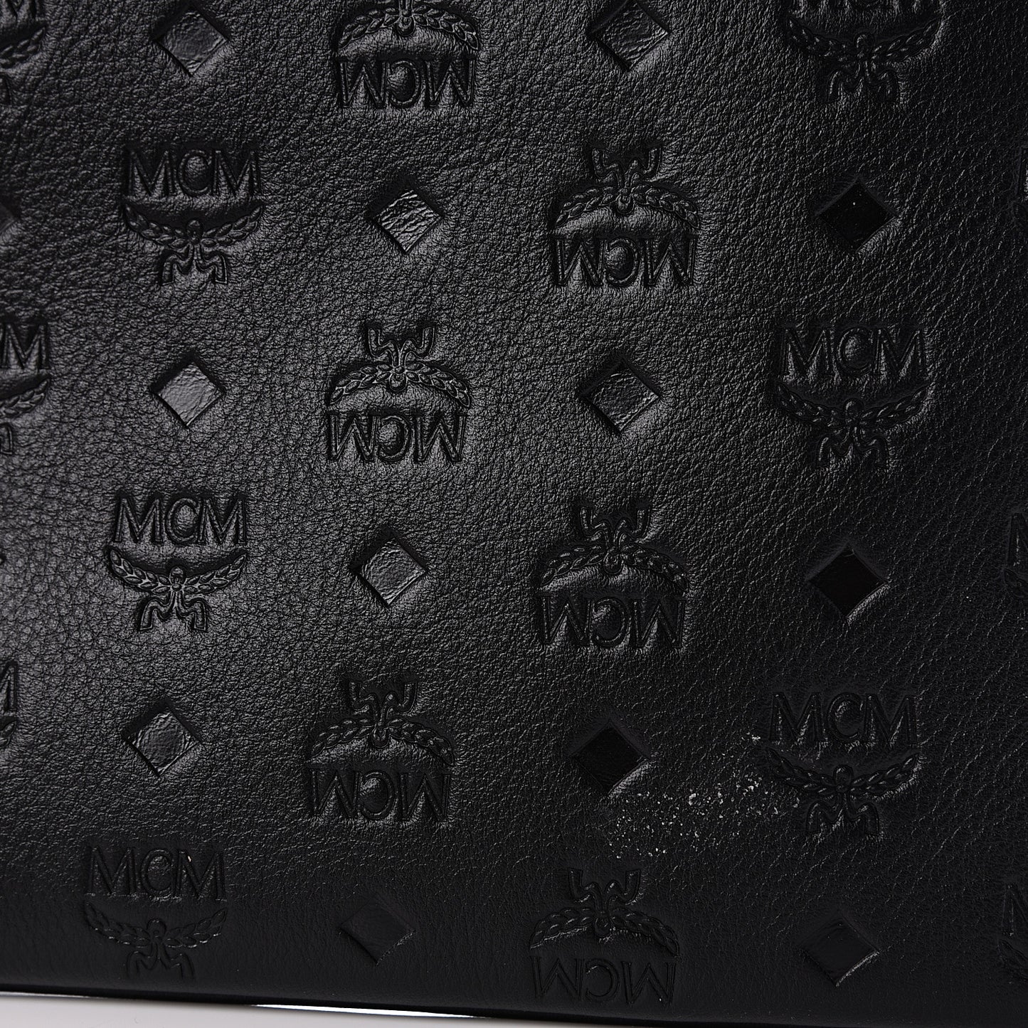 Calfskin Ottomar Monogram Medium Crossbody Pouch Black