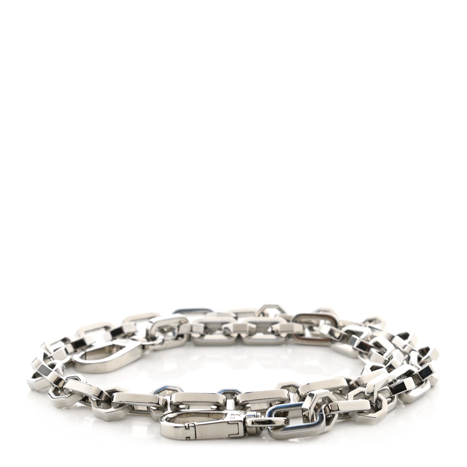 Louis Vuitton Metal Dauphine Chain Long Shoulder Strap Silver 1 of 4