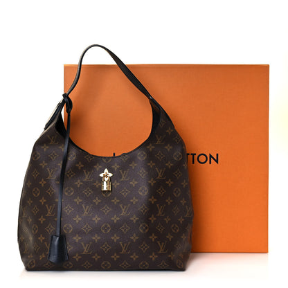 Louis Vuitton Monogram Flower Hobo Black 14 of 14