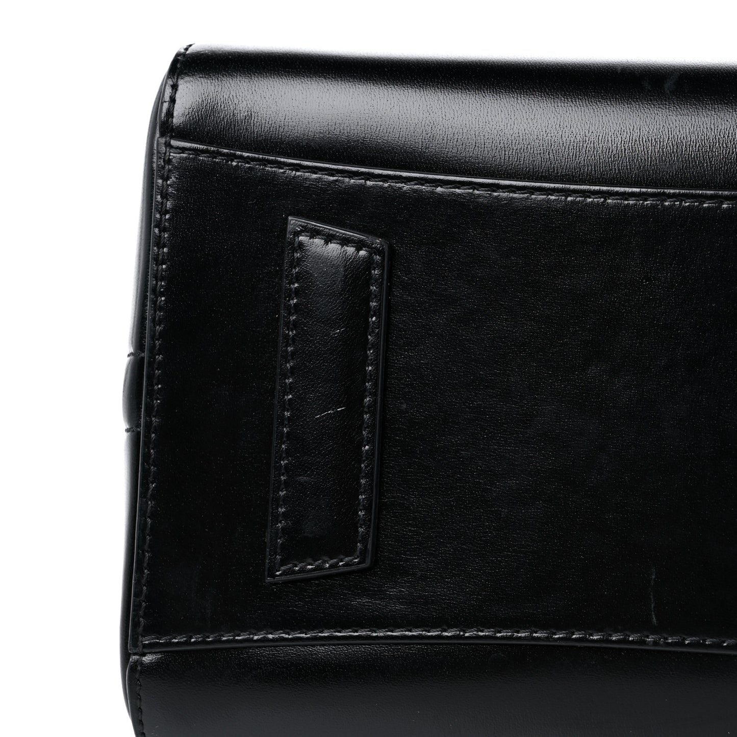 Shiny Lord Calfskin Small Antigona Black