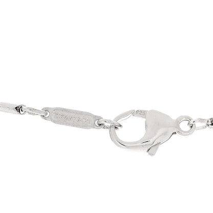 Tiffany Sterling Silver Cross Cutout Pendant Necklace 4 of 6