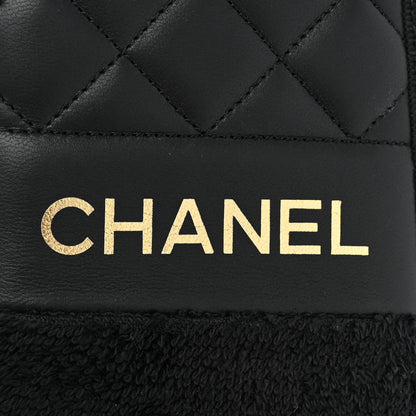 Chanel Lambskin CC Flat Mules XL Black 7 of 8
