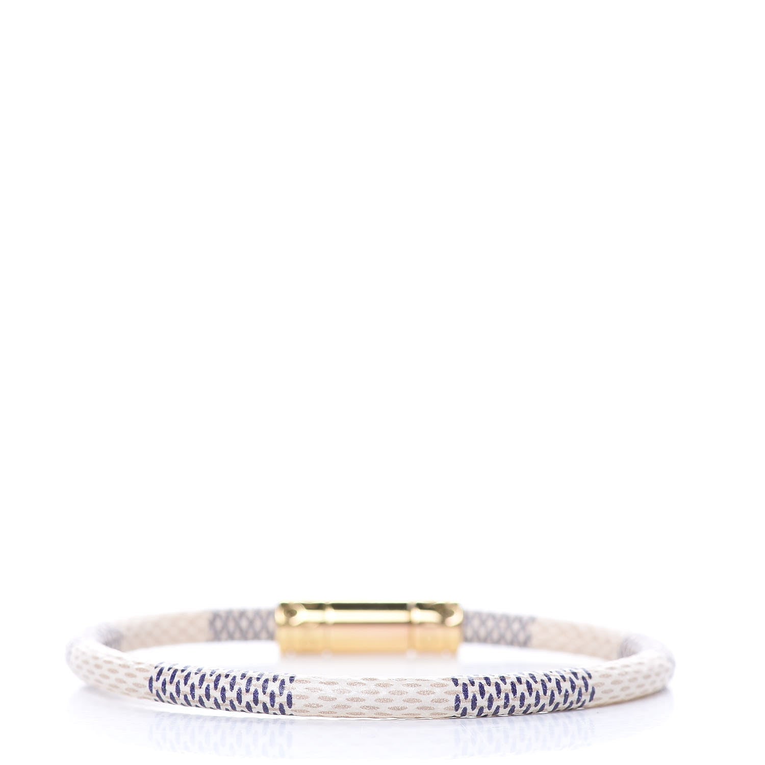 Louis Vuitton Damier Azur Keep It Bracelet 19 3 of 4