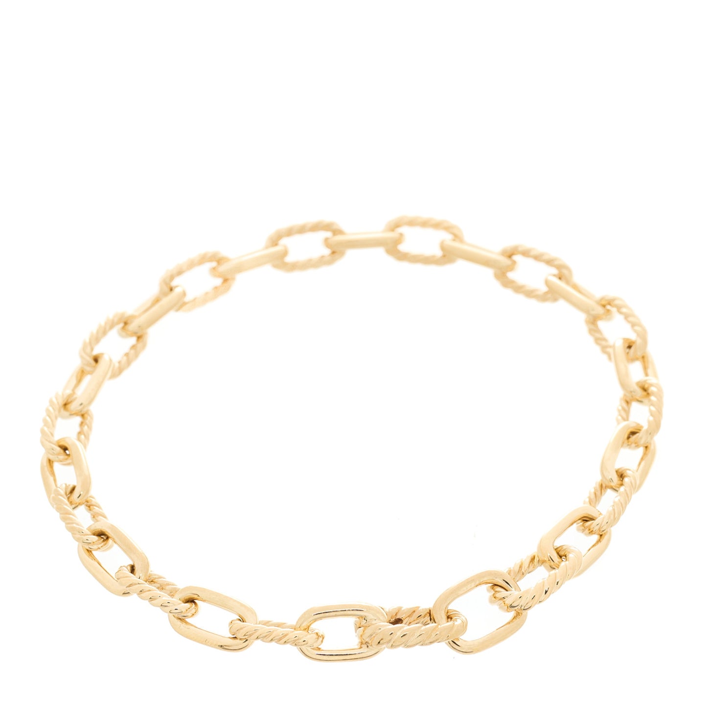 18K Yellow Gold 6mm Madison Classic Chain Bracelet