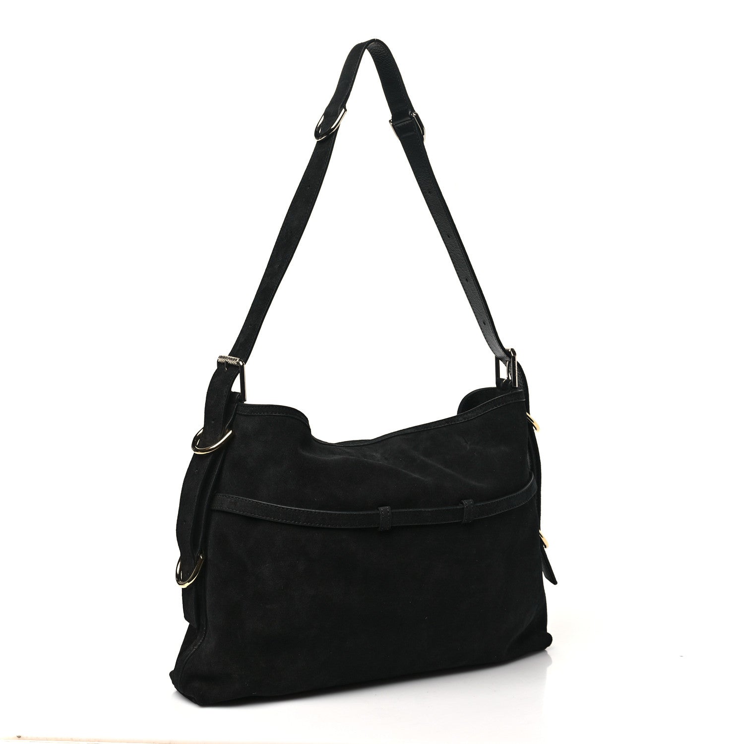 Givenchy Suede Medium Voyou Bag Black 3 of 10