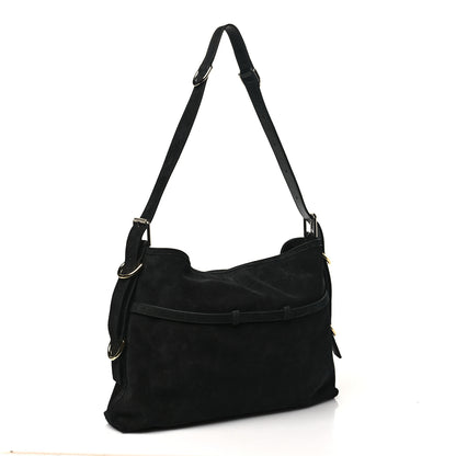 Givenchy Suede Medium Voyou Bag Black 3 of 10