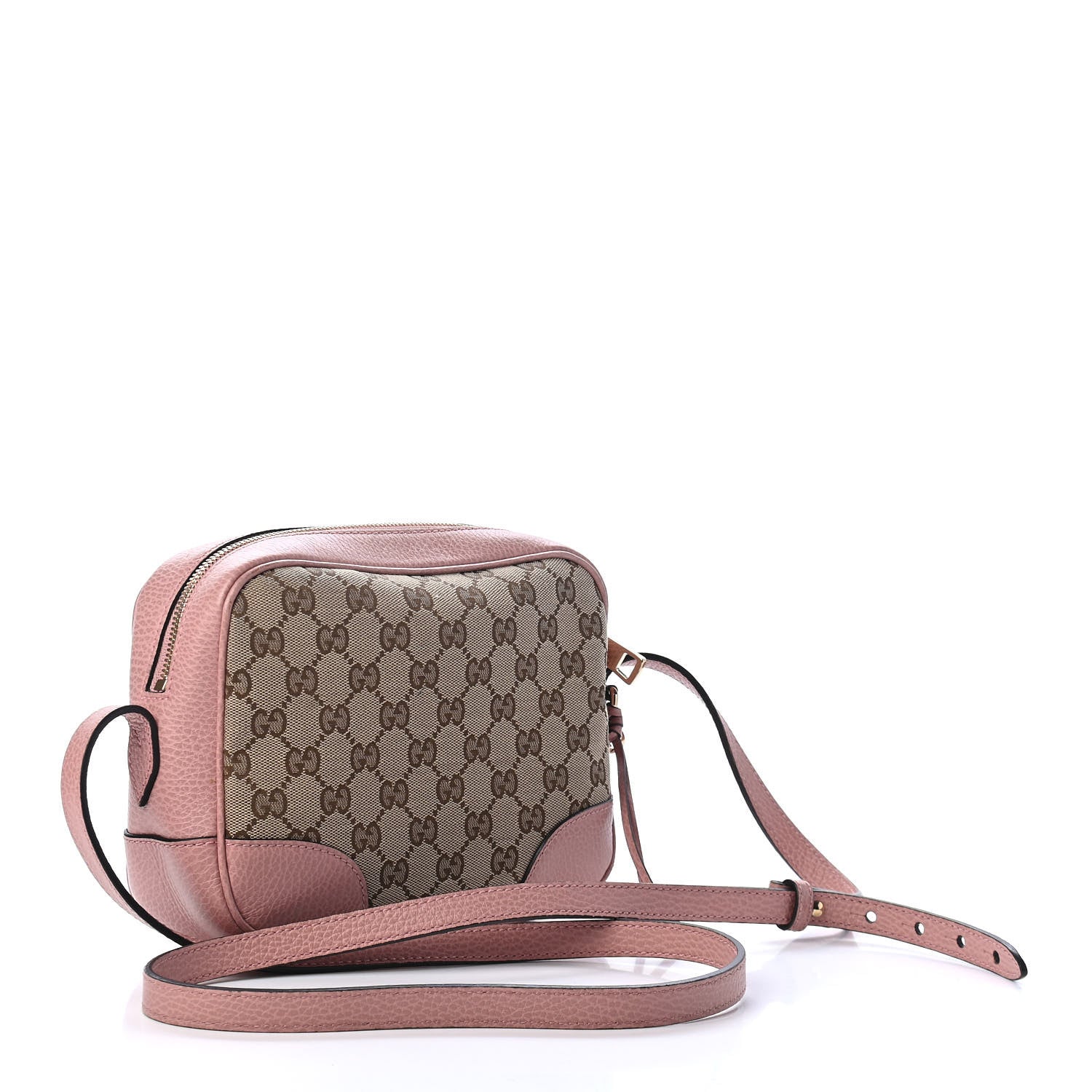 Gucci Monogram Mini Bree Messenger Bag Beige Soft Pink 2 of 4