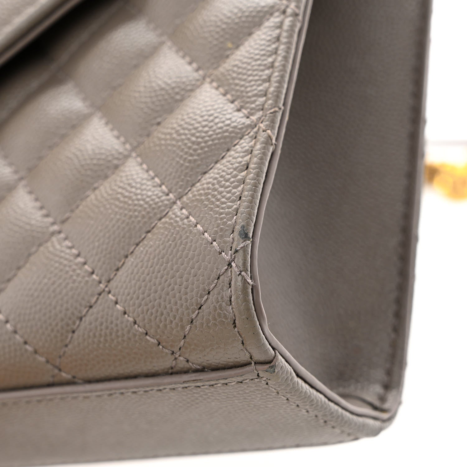 Saint Laurent Grain De Poudre Textured Mixed Matelasse Medium Triquilt Monogram Satchel Earth 15 of 16