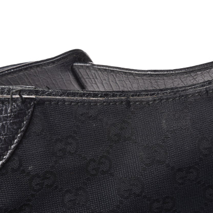 Gucci Monogram Web Hasler Hobo Black 9 of 17