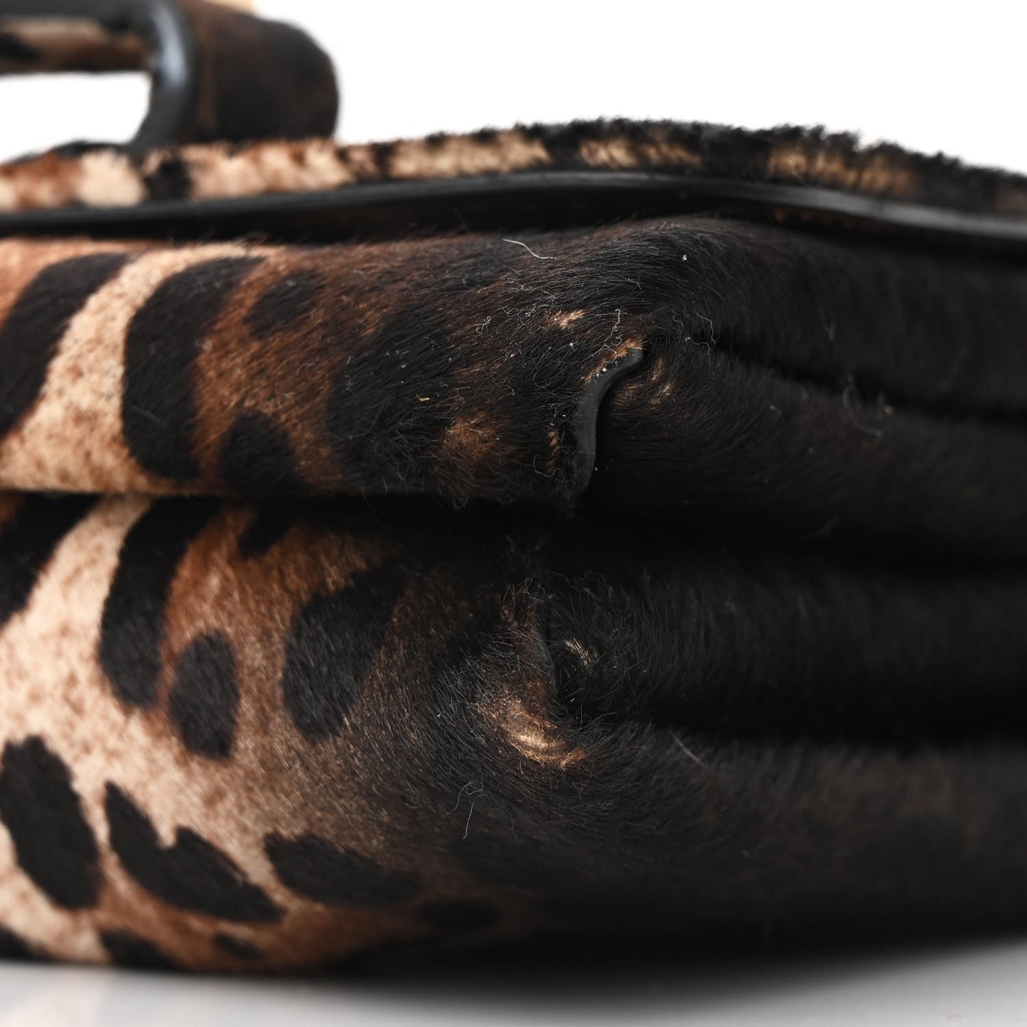 Pony Hair Leopard Print Va Va Voom Shoulder Bag