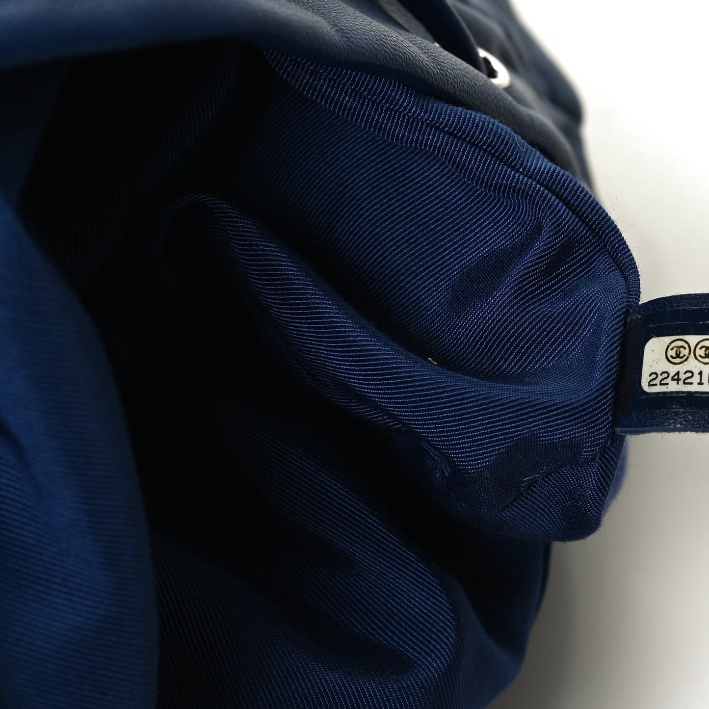 Lambskin Quilted Small Urban Spirit Backpack Blue