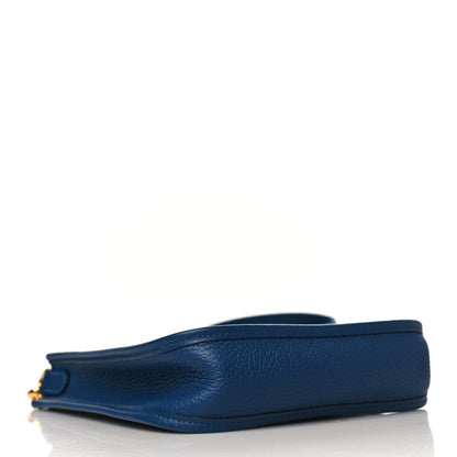 Hermes Taurillon Clemence Evelyne TPM Deep Blue 4 of 10