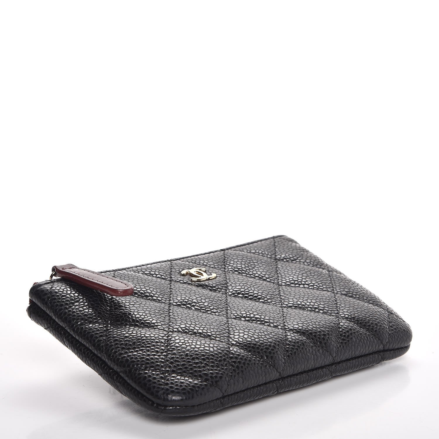 Chanel Caviar Quilted Small Cosmetic Case Black 4 of 8