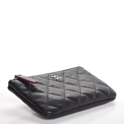 Chanel Caviar Quilted Small Cosmetic Case Black 4 of 8