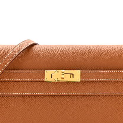 Hermes Epsom Kelly Wallet To Go Gold 9 of 12