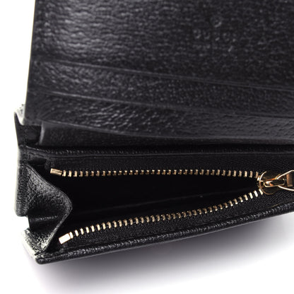 Gucci Calfskin Web Ophidia Card Case Black 5 of 11