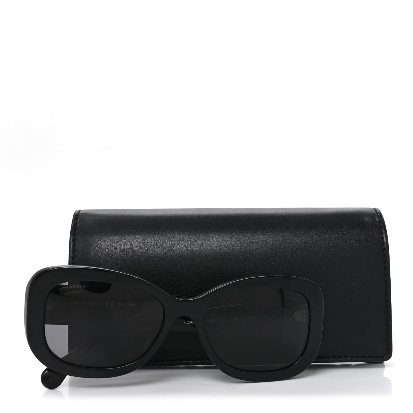 Acetate Polarized CC Sunglasses 5468-B-A Black
