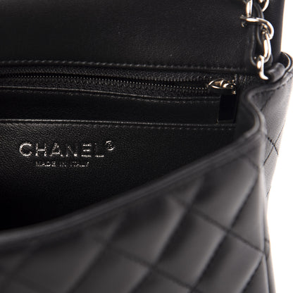 Chanel Lambskin Quilted Mini Square Flap Black 4 of 11