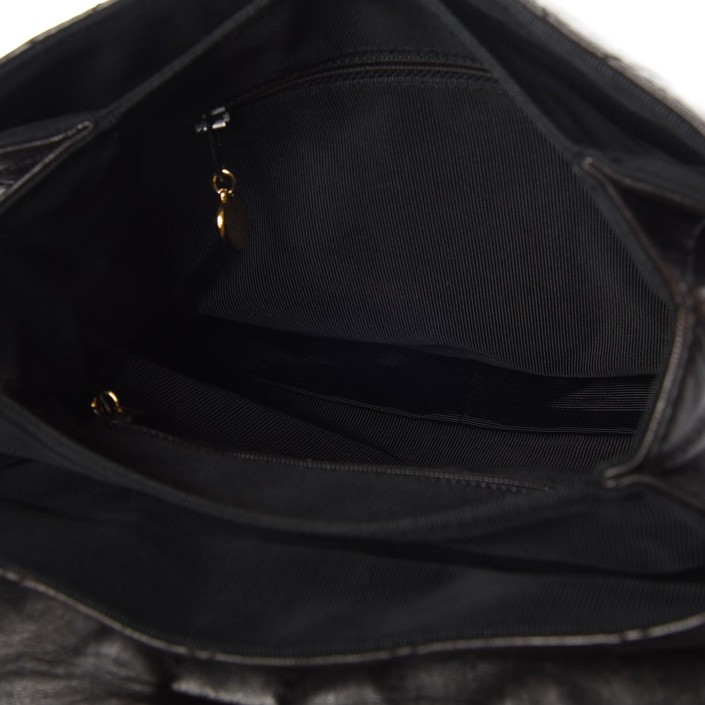 Lambskin Quilted Backpack Black