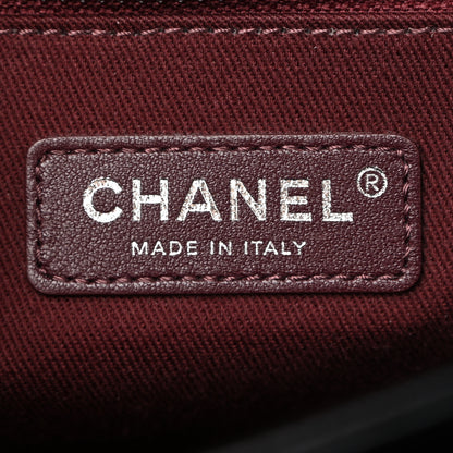 Chanel Glazed Calfskin Quilted Large Perfect Edge Flap Black 6 of 14