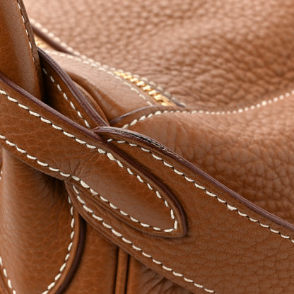 Hermes Taurillon Clemence Lindy 30 Gold 12 of 17