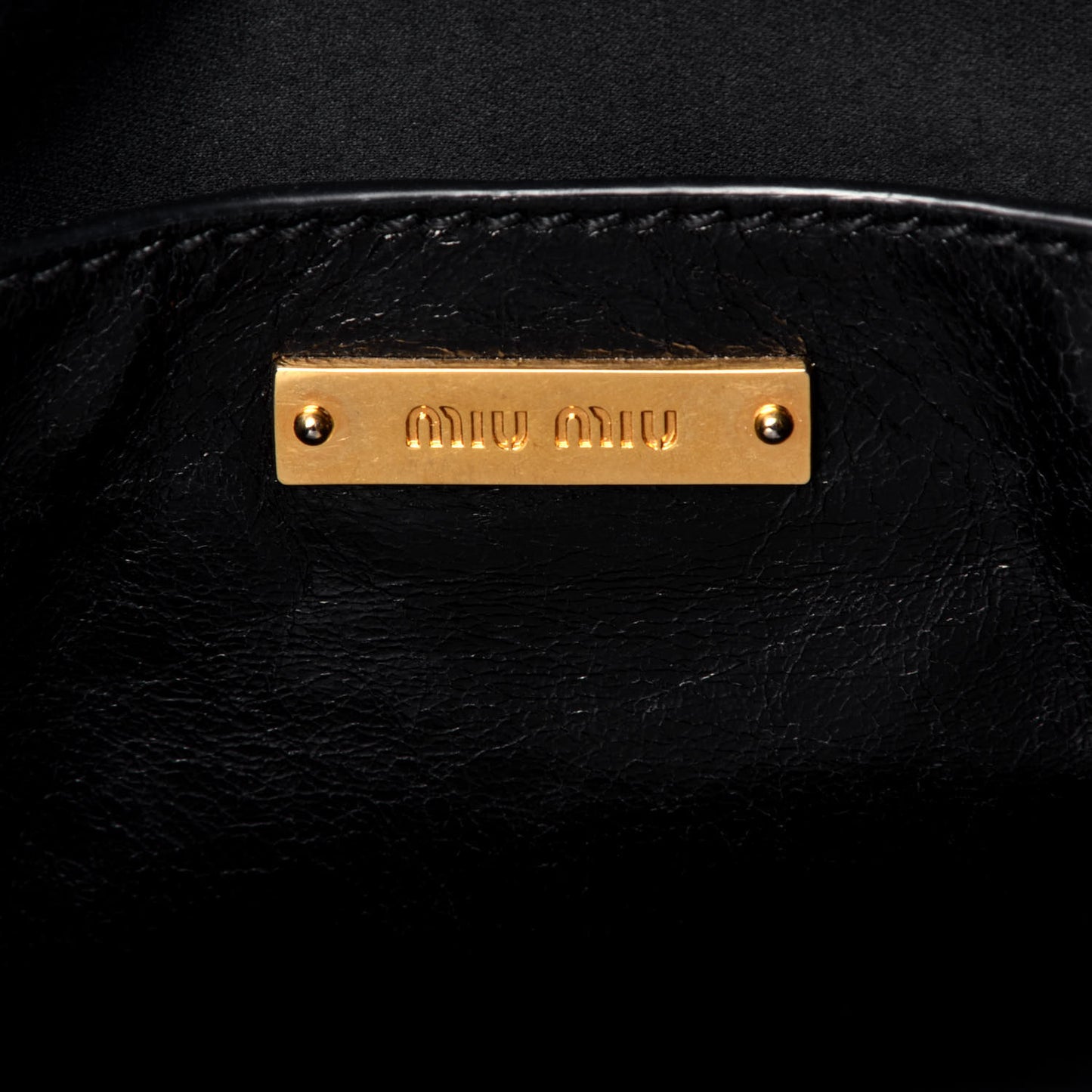 Vitello Shine Top Handle Satchel Black