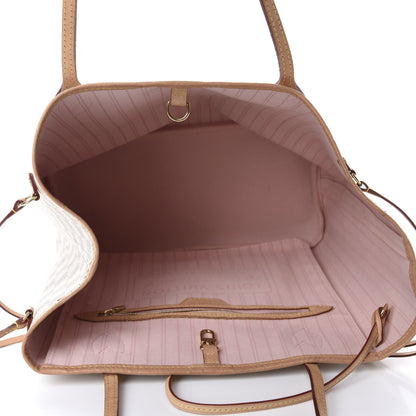 Louis Vuitton Damier Azur Neo Neverfull MM Rose Ballerine 5 of 10