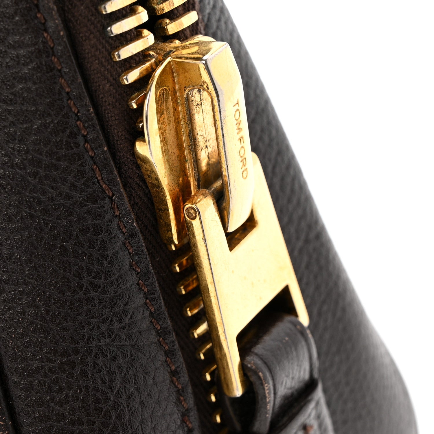 Tom Ford Grained Calfskin Medium Jennifer Crossbody Bag Brown 13 of 16