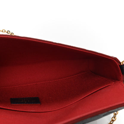 Louis Vuitton Empreinte Pochette Felicie Chain Wallet Marine Rouge 4 of 5
