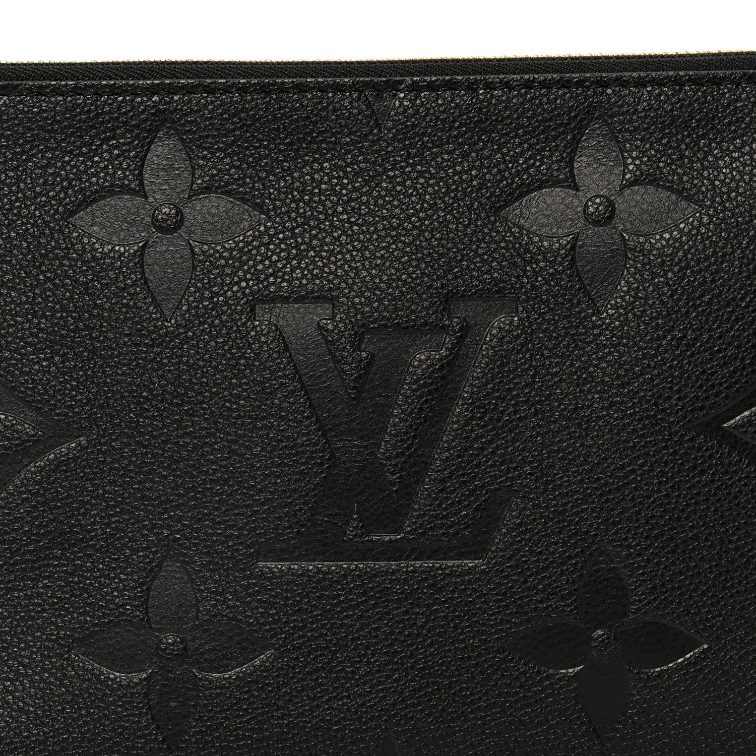 Louis Vuitton Empreinte Monogram Giant Neverfull MM Pochette Black 6 of 6