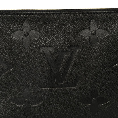 Louis Vuitton Empreinte Monogram Giant Neverfull MM Pochette Black 6 of 6