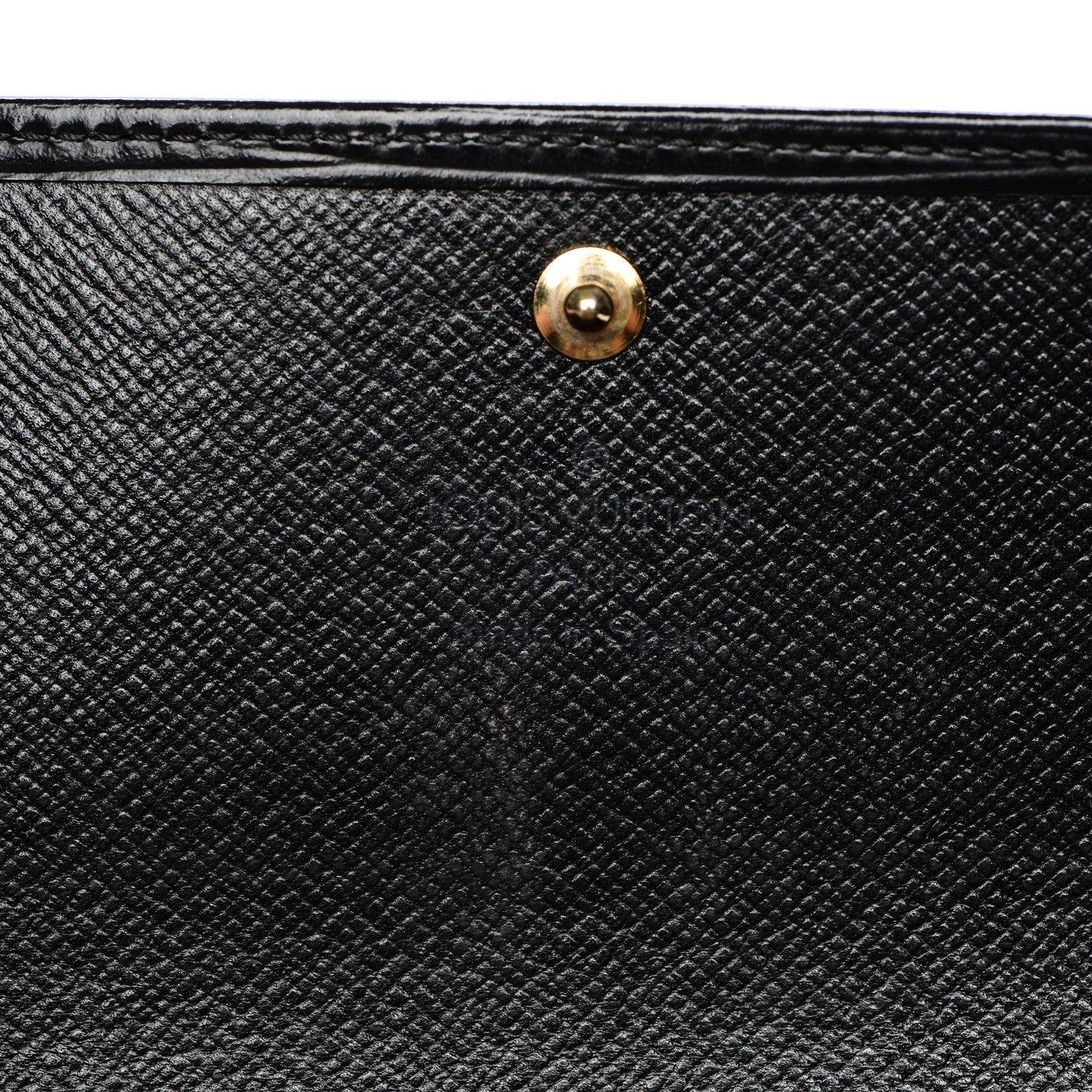 Louis Vuitton Epi Sarah Wallet Black 6 of 6