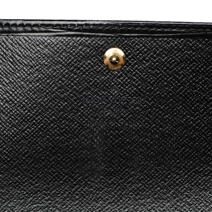 Louis Vuitton Epi Sarah Wallet Black 6 of 6