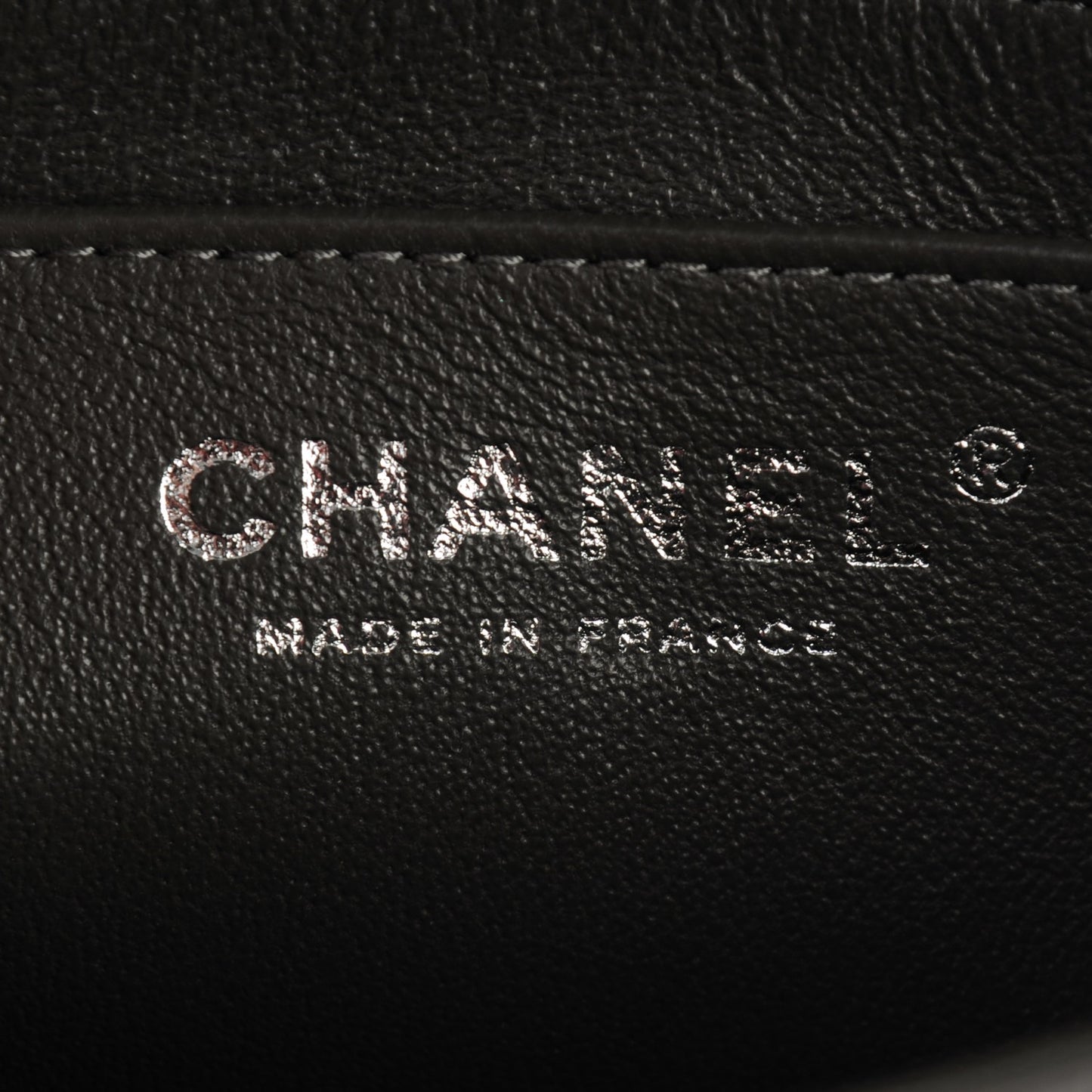 Lambskin Quilted Mini Square Flap Dark Grey