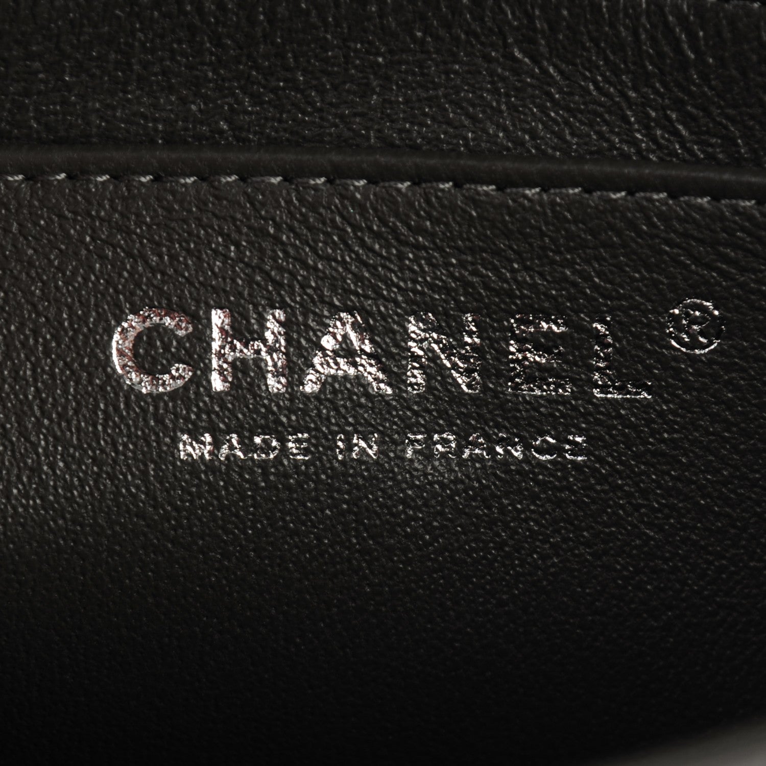 Chanel Lambskin Quilted Mini Square Flap Dark Grey 7 of 8