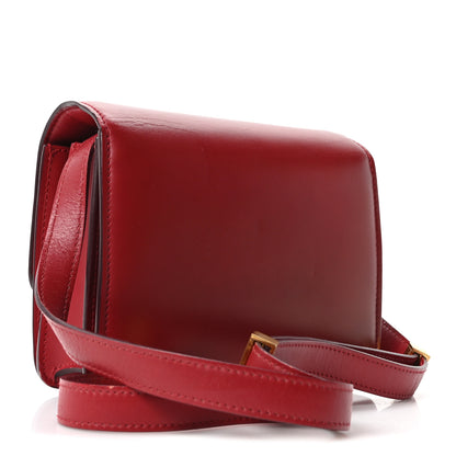 Celine Box Calfskin Small Classic Box Flap Bag Red 3 of 10