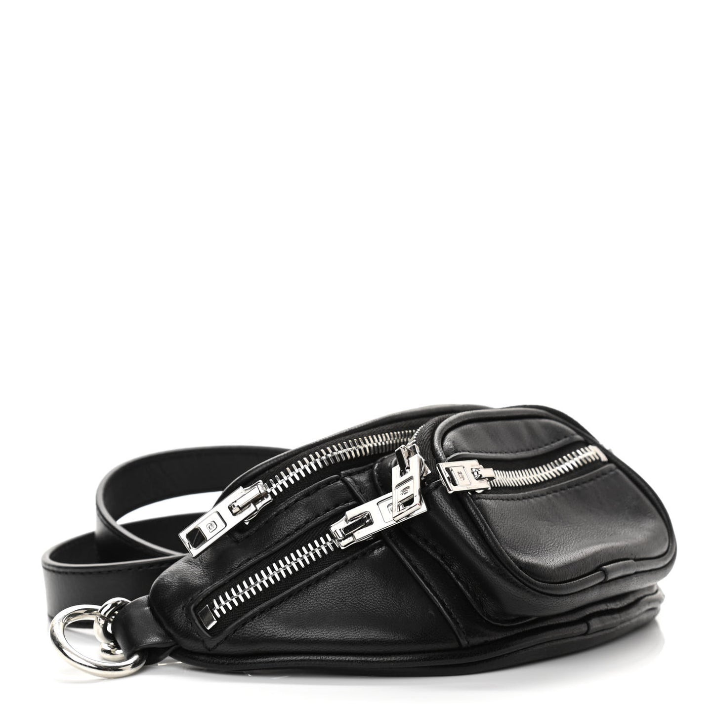 Lambskin Mini Attica Belt Bag Black