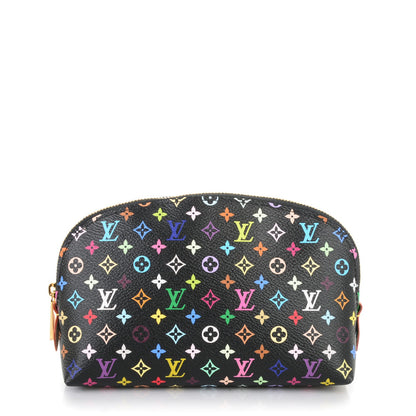 Louis Vuitton Monogram Multicolor Cosmetic Pouch Black Grenade 1 of 7