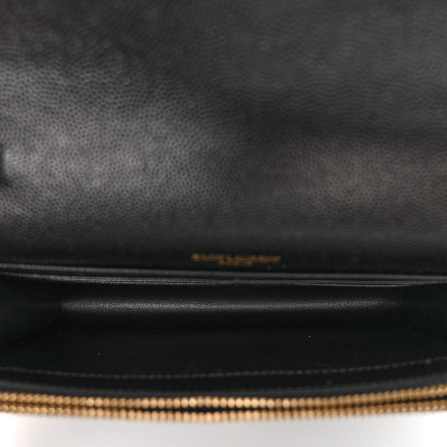 Grain De Poudre Classic Monogram Kate Tassel Chain Wallet Black