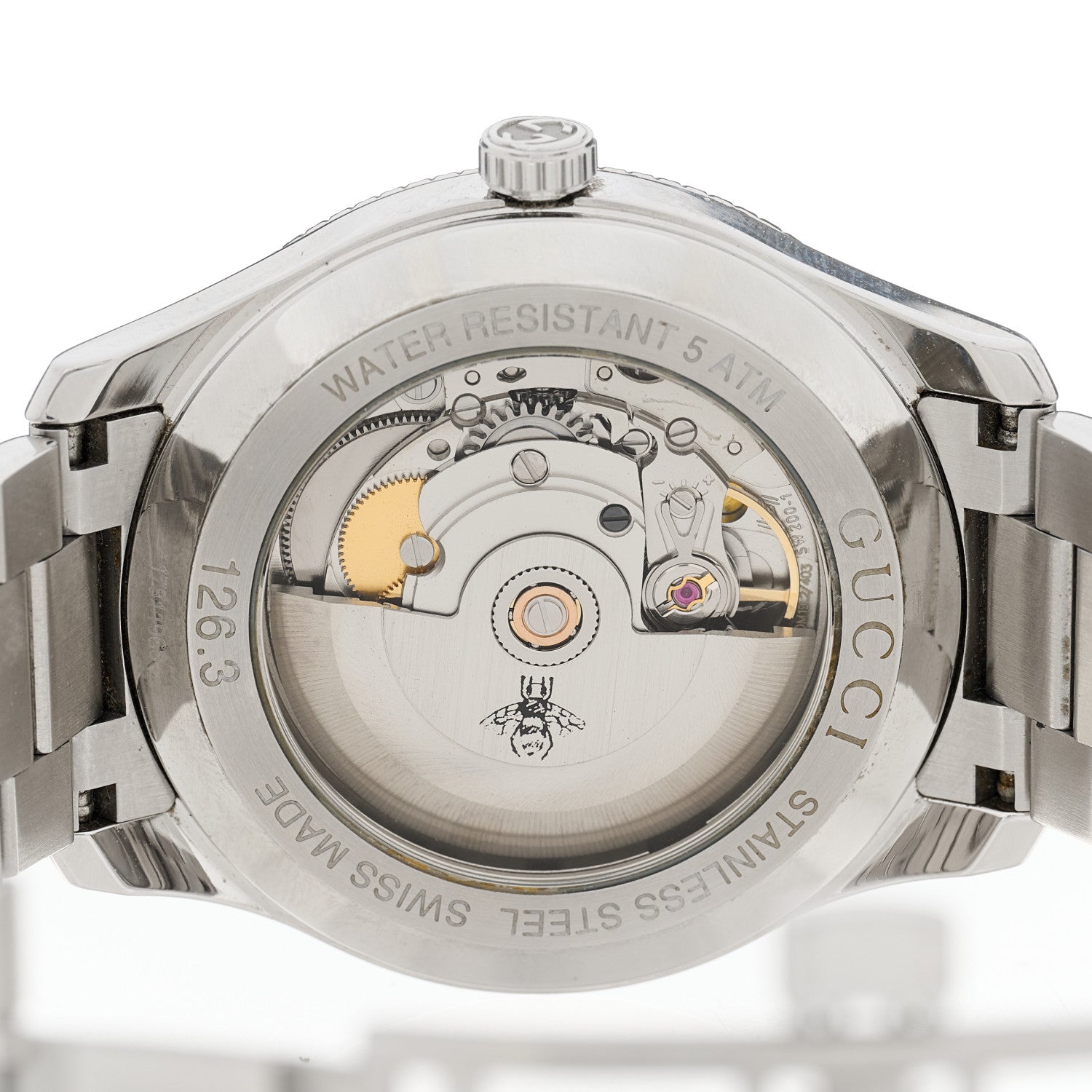 Gucci Stainless Steel 40mm G-Timeless Eryx Automatic Watch 4 of 5