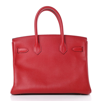 Hermes Epsom Birkin 30 Rouge Casaque 3 of 40
