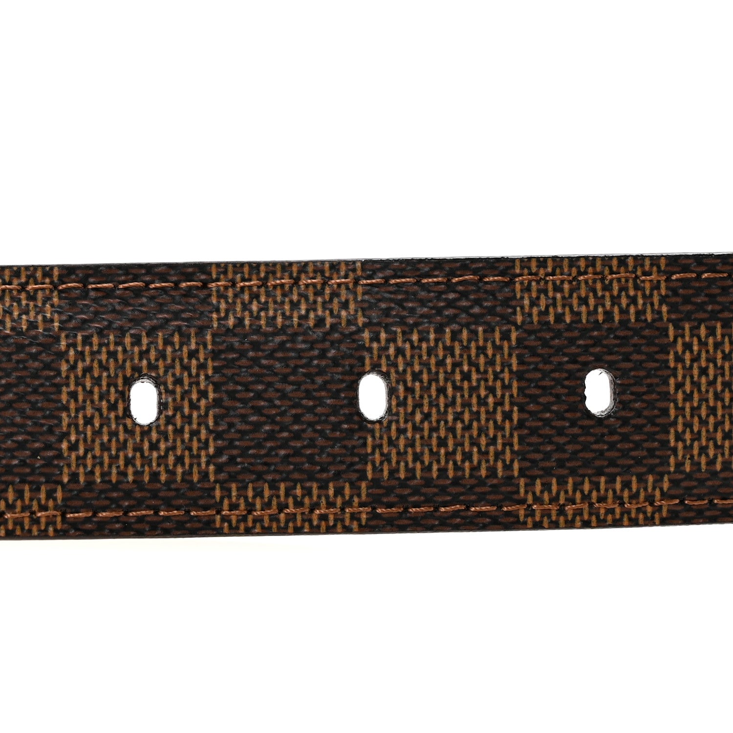 Louis Vuitton Damier Ebene 30mm Ellipse Belt 100 40 3 of 10