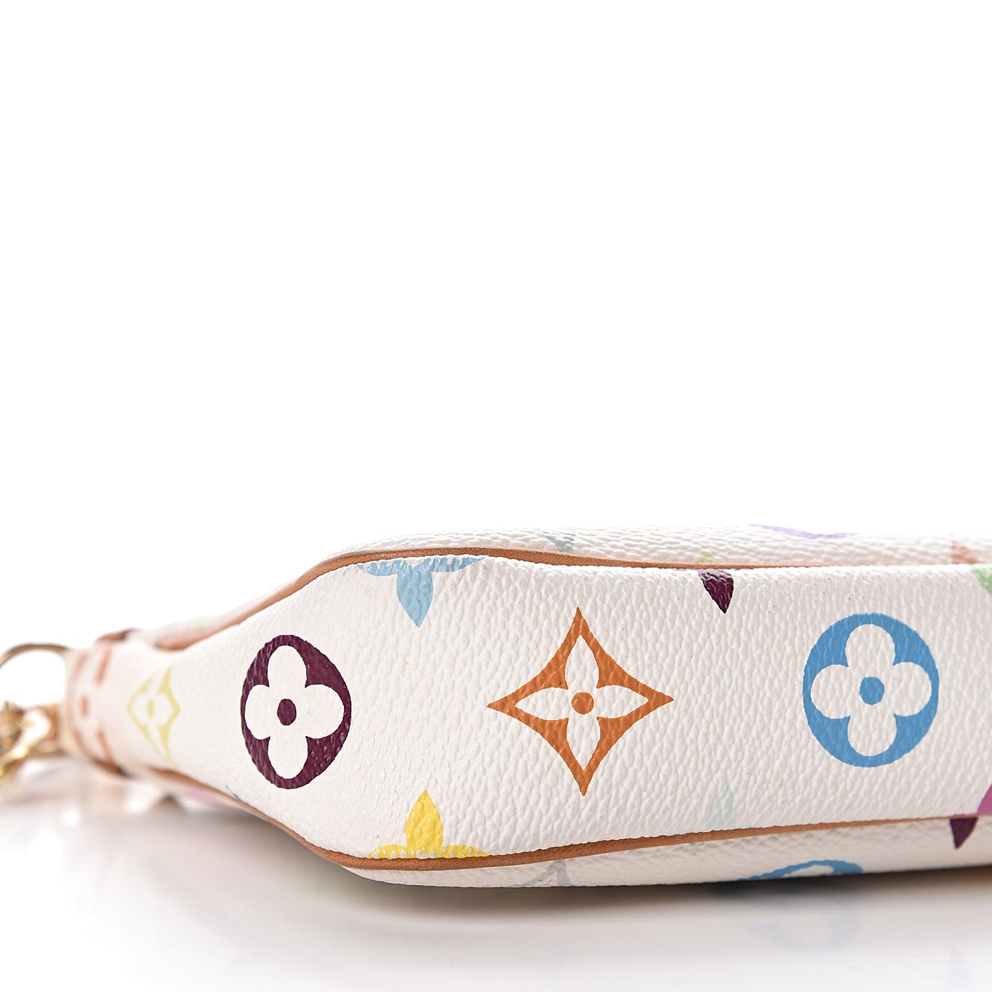 Monogram Multicolor Pochette Accessories White