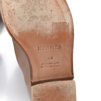 Hermes Swift Kelly Jumping Boots 39 Etoupe 6 of 9