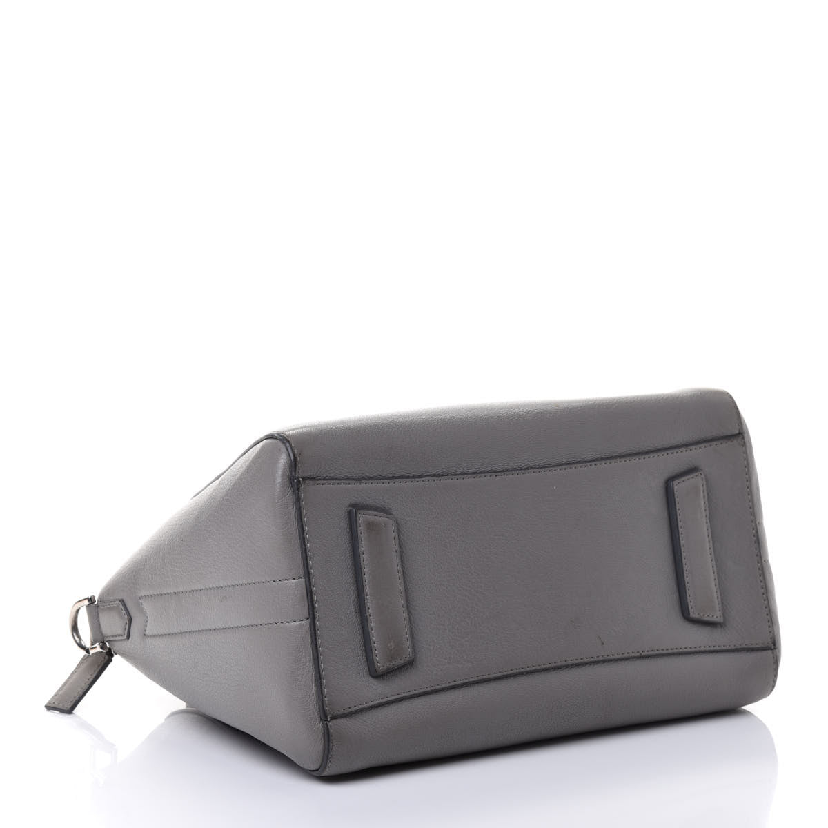 Sugar Goatskin Small Antigona Pearl Grey