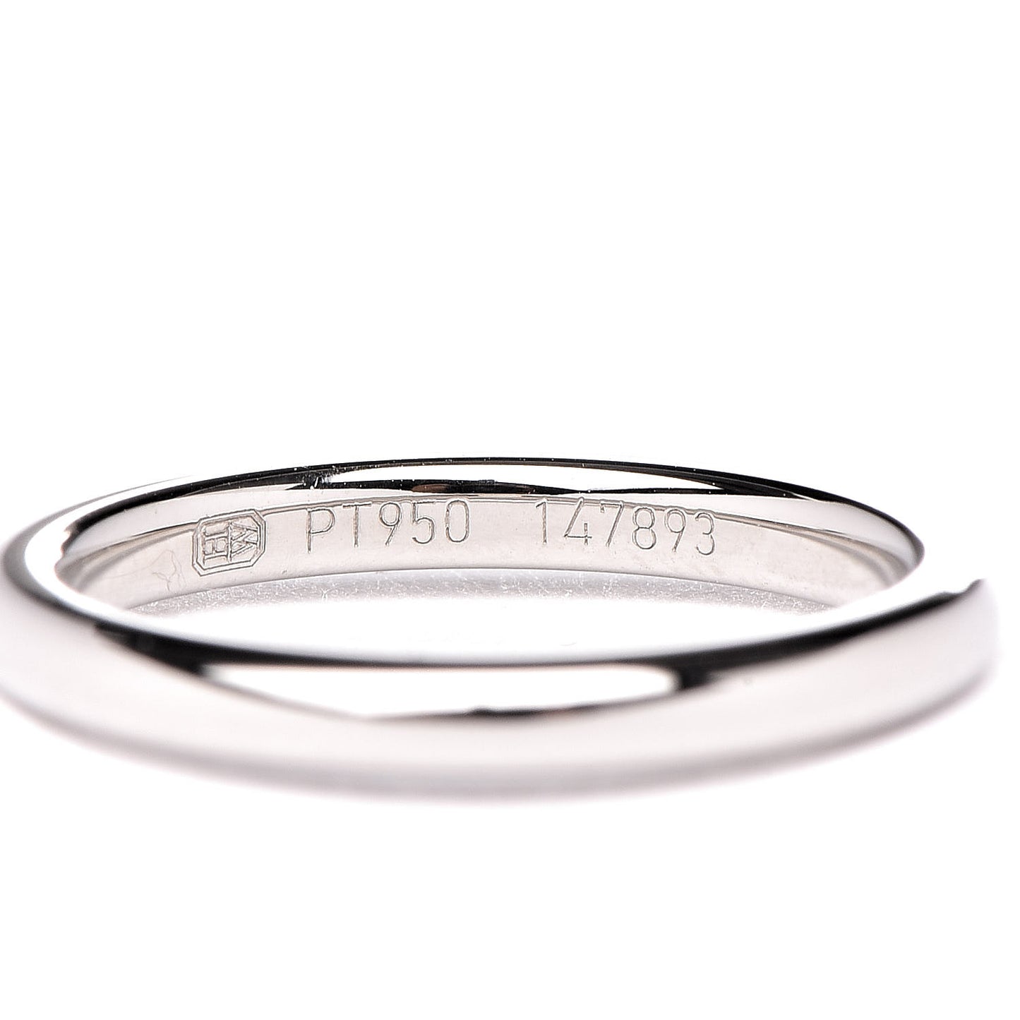 Platinum Diamond .51ct HW Logo Engagement Set Ring 47 4