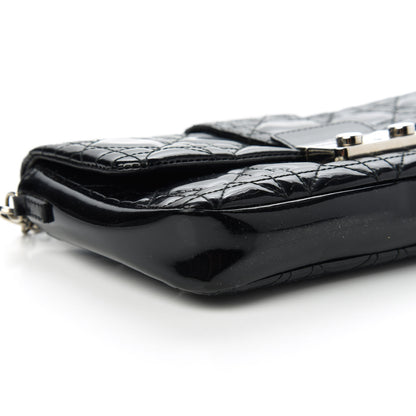 Christian Dior Patent Cannage New Lock Pouch Black 6 of 10