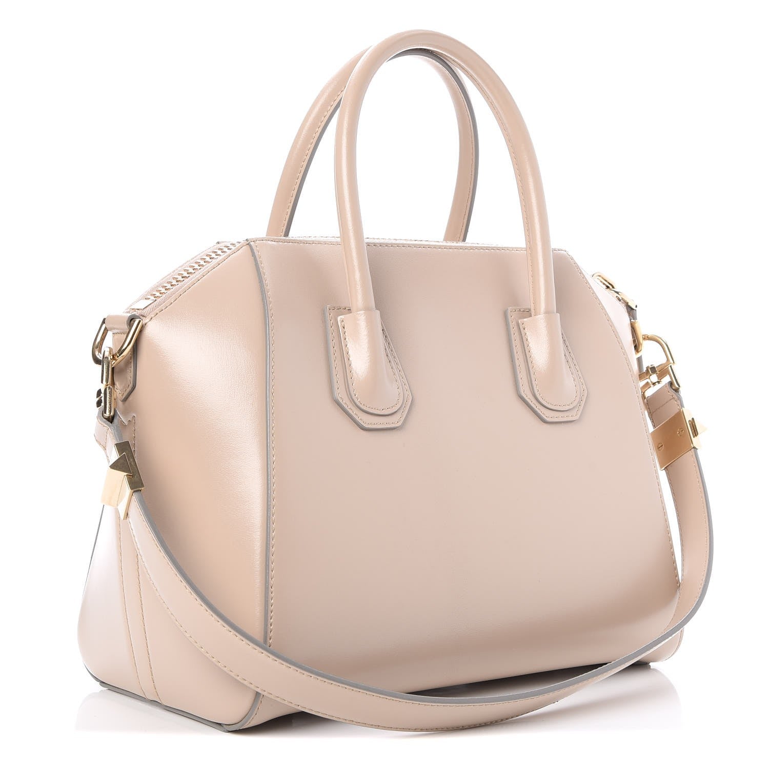 Givenchy Shiny Lord Calfskin Small Antigona Sand 4 of 8